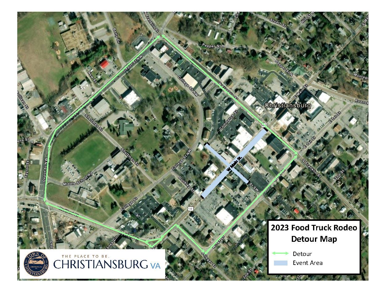 Food Truck Rodeo_Detour Map