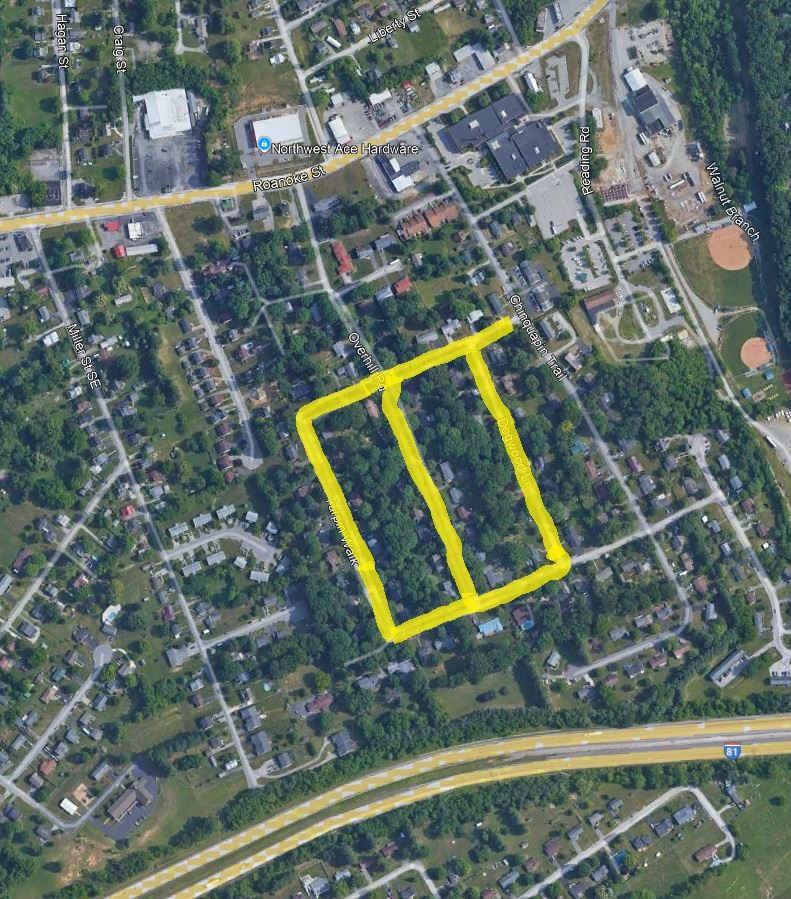 Water Main Break on Overhil Rd. near Ridge Rd.